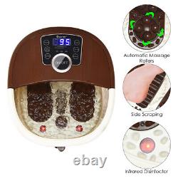 'Massageur électrique portable pour pieds avec chauffage rapide et fonctionnement motorisé Shiatsu'