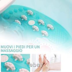 Masseur de baignoire Piediluvio pour la circulation des pieds avec pierre chauffante