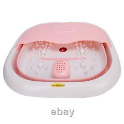 Masseur de bain de pieds électrique à bulles pour spa à domicile avec lumière rouge YAN