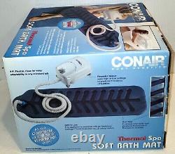 (NOUVEAU) Conair Thermal Spa MBTS2 Action de massage corporel complet Tapis de bain chauffant / doux