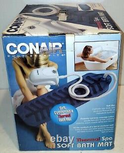 (NOUVEAU) Conair Thermal Spa MBTS2 Action de massage corporel complet Tapis de bain chauffant / doux