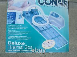 New Conair Body Benefits Deluxe Spa Coussin Thermal Baignoire Mat Avec Télécommande