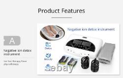 Nouveau Pro Dual User Fir Belt LCD Ionic Detox Ion Foot Baignoire Spa Cleanse Machine