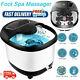 Nouvelle Foot Spa Massager Bubble Heat Led Display Home Infrared Relax Timer