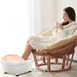 Portable Foot Spa Bain De Massage Bubble Heat Soaker Vibration Pédicure Tremper Bain