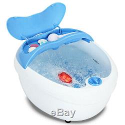 Portable Foot Spa Bain De Massage Bubble Vibration Chaleur Soaker Pédicure Accueil Cadeau