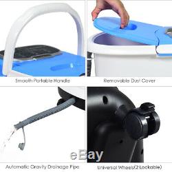 Portable Foot Spa Bain Motorisé De Massage Électrique Pieds Salon Baignoire Avec Douche Bleu