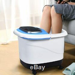 Portable Foot Spa Bain Motorisé Massage Pieds Électrique Accueil Baignoire Douche Bleu
