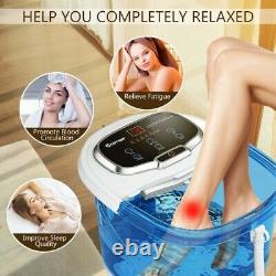 Relaxing Home Foot Spa Baignoire Massager Shiatsu Roller Électrique Massage Sel Hearsbs