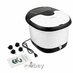 Rollers Pied Spa Baignoire Massager Chauffage Profond Seau Soaker Digital Relaxing Newith0