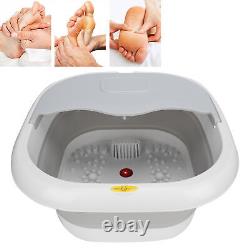 Seau de bain de pieds électrique de massage ménager Machine de spa pour les pieds (prise EU grise) HR6