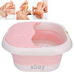 Seau de bain de pieds portable électrique avec fonction de massage et chauffage, bain de pieds spa SE