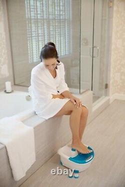 Spa pédicure chauffante HoMedics : bain de pieds bouillonnant avec massage et soin des ongles des pieds