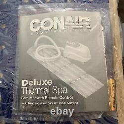 Spa thermique de luxe Conair MBTS4 avec coussin doux, neuf dans sa boîte (NIB)