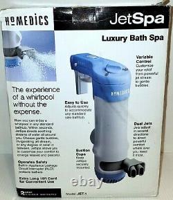 (neuw Open Box!) Homedics Jet-1 Jetspa Bath De Luxe Jet Spa Dual Jets Whirlpool